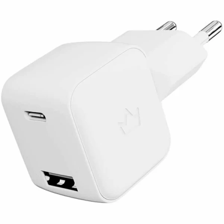 Сетевое зарядное устройство VLP G-Charge 20Вт USB-C+USB-A, белый