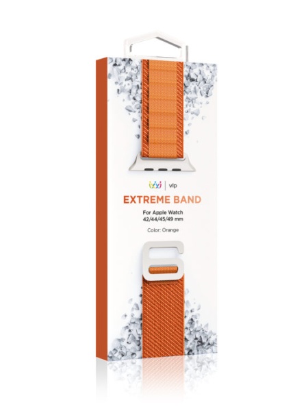 Ремешок Extreme Band "vlp" для Apple Watch 49/45/44/42mm, оранжевый