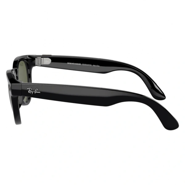 Ray-Ban Meta Headliner RW4009 (Глянцевая черная оправа, линзы зеленые), размер М