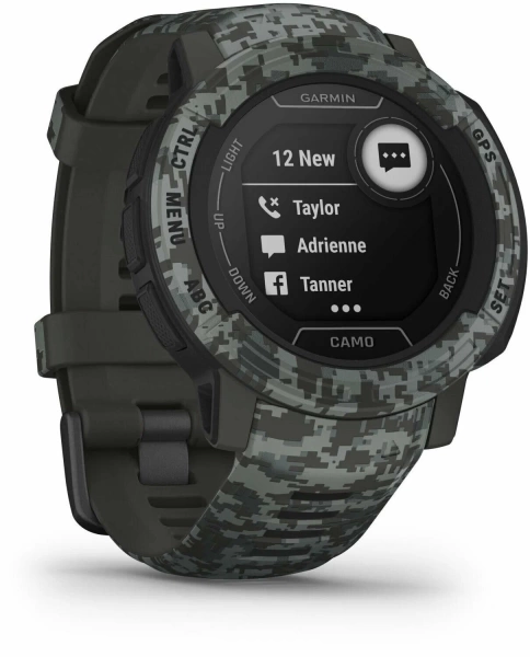 Умные часы Garmin Instinct 2 45 мм, серый камуфляж (010-02626-03)