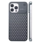 Алюминиевый чехол в стиле Mac Pro для iPhone 15 Pro, серый космос