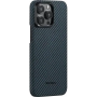 Чехол Pitaka MagEZ Case 4 для iPhone 15 Pro Max 600D, черно-синий