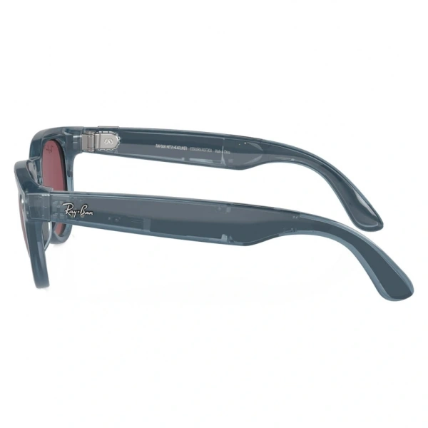 Ray-Ban Meta Headliner RW4009 (Глянцевая джинсовая оправа, линзы красные), размер М