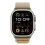 Apple Watch Ultra 2 2024 49 мм, корпус из натурального титана, ремешок Alpine песочного цвета, размер M