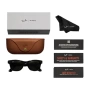 Ray-Ban Meta Wayfarer RW4006 (Глянцевая черная оправа, линзы прозрачные), размер М