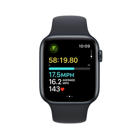 Apple Watch SE 2 2023, 44 мм, «тёмная ночь», размер M/L