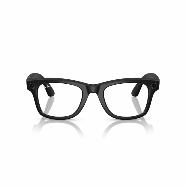 Умные очки RayBan Meta Wayfarer L, матовая черная оправа/фотохромные линзы зеленый графит (RW 4008)