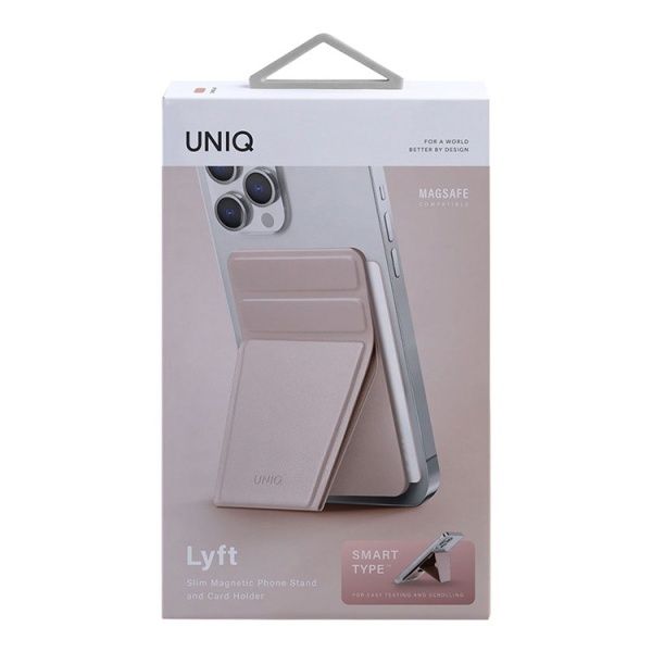 Бумажник Uniq LYFT Magnetic, розовый