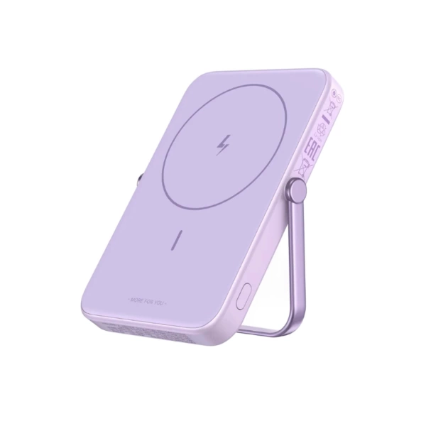 Внешний аккумулятор UGREEN UNO 5000mAh MIni Magnetic Wireless 20W, фиолетовый