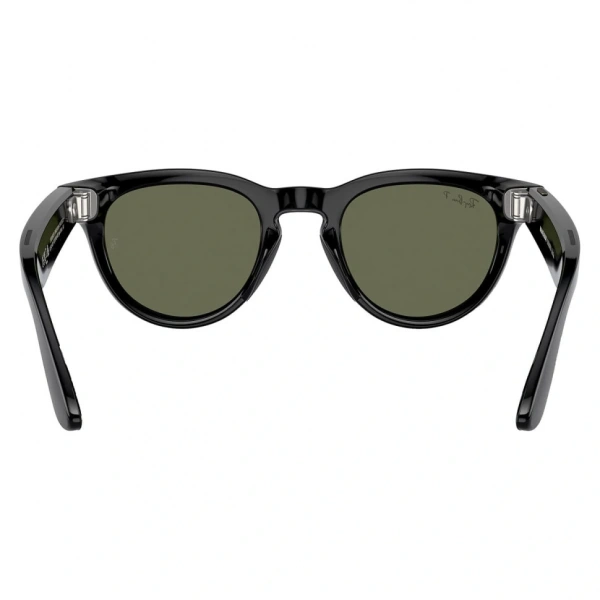 Ray-Ban Meta Headliner RW4009 (Глянцевая черная оправа, линзы зеленые), размер М