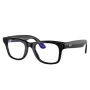 Ray-Ban Meta Wayfarer RW4006 (Глянцевая черная оправа, линзы прозрачные), размер М