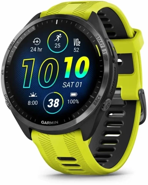 Умные часы Garmin Forerunner 965 47 мм, желто-черный (010-02809-12)