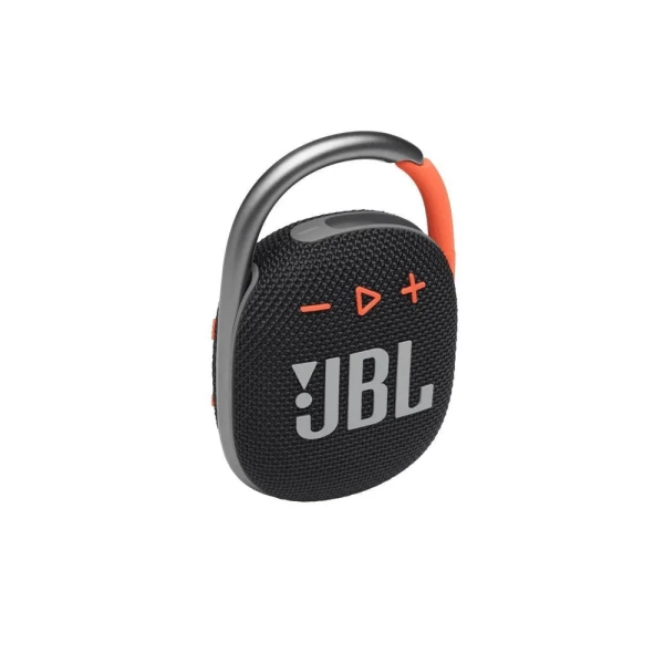 Портативная колонка JBL Clip 4, черный-оранжевый