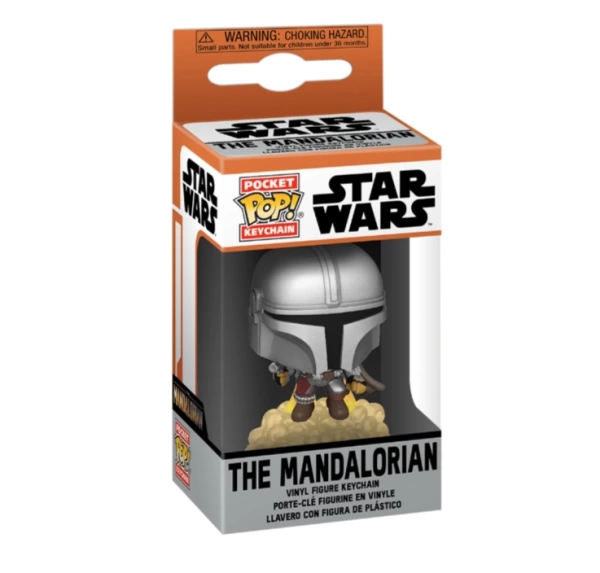 Брелок Funko Pocket POP! Star Wars Mandalorian Mandalorian w/Blaster 