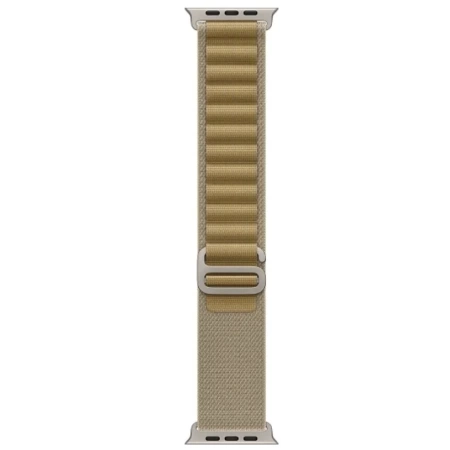 Apple Watch Ultra 2 2024 49 мм, корпус из натурального титана, ремешок Alpine песочного цвета, размер M