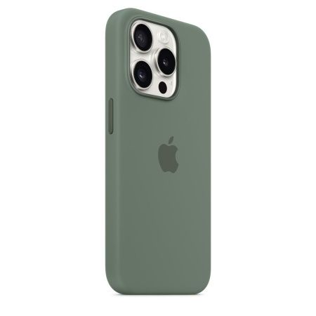 Чехол силиконовый MagSafe iPhone 15 Pro Max, зеленый
