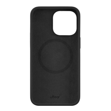 Чехол силиконовый MagSafe uBear iPhone 13 Pro, черный