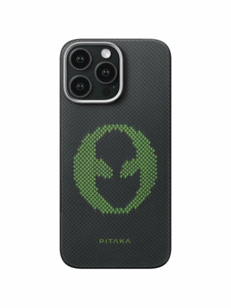Чехол Pitaka Aries Tactile Woven Case для iPhone 16 Pro (Alien)