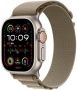 Apple Watch Ultra 2 49 мм, ремешок Alpine  оливкового цвета, размер S
