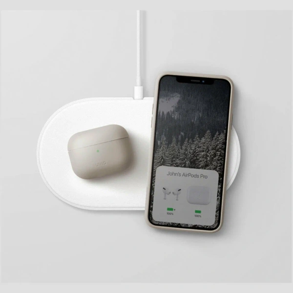 Чехол Uniq для Airpods Pro 2 LINO Liquid silicone, бежевый