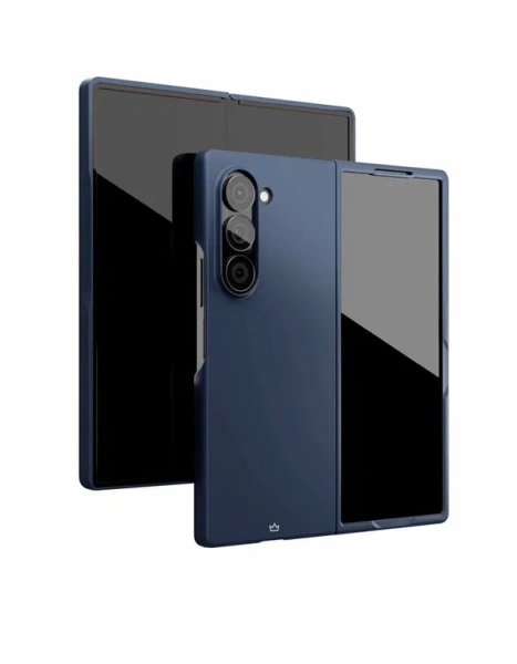 Чехол защитный VLP Flex Case для Samsung Z Fold 6, темно-синий