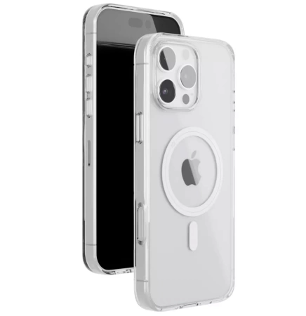 Чехол защитный "vlp" Diamond Case с MagSafe для iPhone 16 Pro, прозрачный