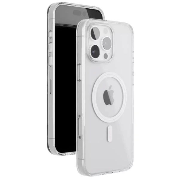 Чехол защитный "vlp" Diamond Case с MagSafe для iPhone 16 Pro, прозрачный