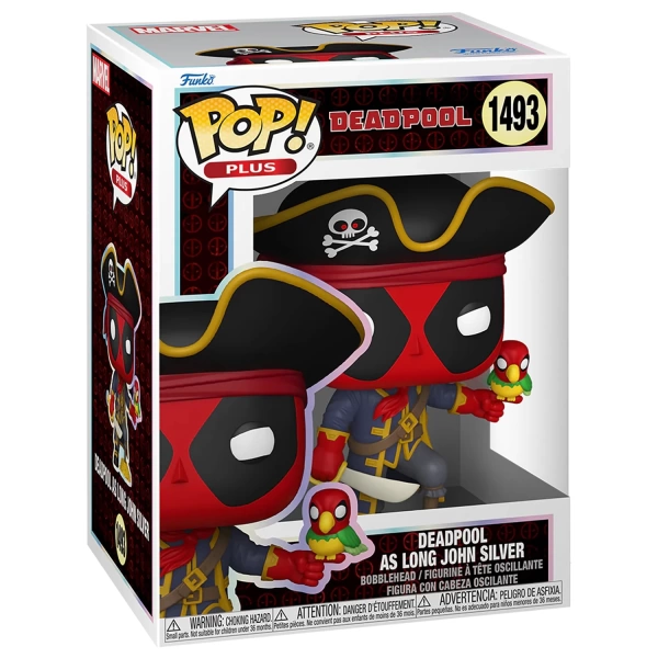 Фигурка Funko POP! Plus Bobble Marvel Deadpool Lit Cls Deadpool As Long John Silver