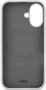 Чехол силиконовый MagSafe uBear  iPhone 16, светло-серый