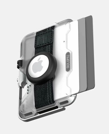 Картхолдер Aulumu G03 MagSafe, многофункциональный магнитный кошелек, полупрозрачный белый