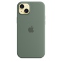 Чехол силиконовый MagSafe iPhone 15 Plus, зеленый