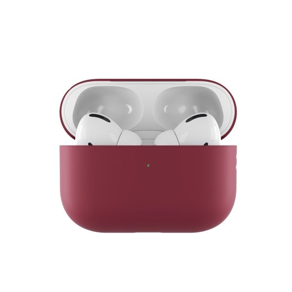 Чехол uBear для AirPods Pro 2 Touch Silicone case, бордовый