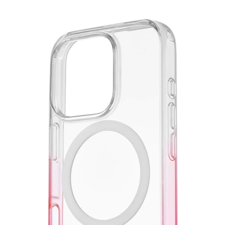 Чехол защитный uBear Fusion Mag Case iPhone 16 Pro, неоновый розовый