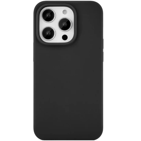 Чехол силиконовый MagSafe uBear  iPhone 16 Pro Max, черный