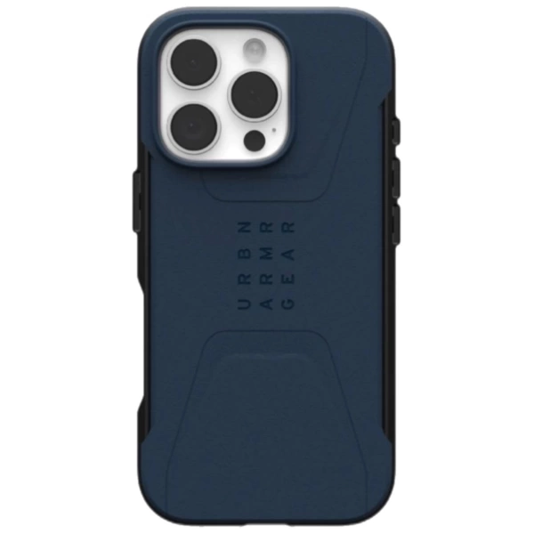 Чехол с поддержкой Magsafe UAG Civilian iPhone 16 Pro, синий