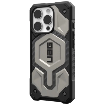 Чехол с поддержкой Magsafe UAG Monarch Pro iPhone 16 Pro Max, титан