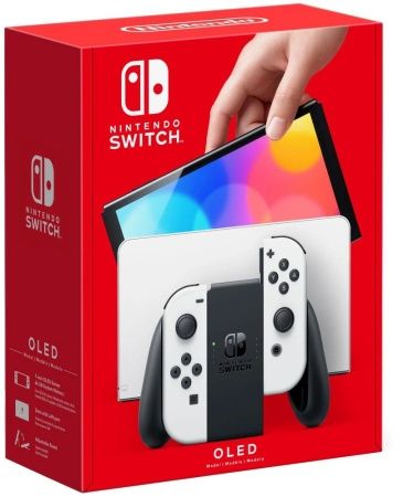 Игровая приставка Nintendo Switch OLED 64 ГБ, белый