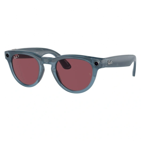 Ray-Ban Meta Headliner RW4009 (Глянцевая джинсовая оправа, линзы красные), размер М
