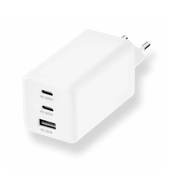 Адаптер питания uBear Bridge 100W, 3 Ports, белый