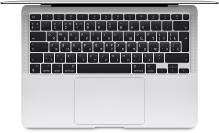 Apple MacBook Air M1, 2020 8 ГБ, 512 ГБ SSD, серебристый (MGNA3)