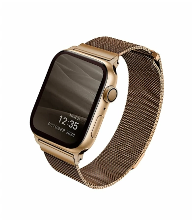 Ремешок Uniq Dante для Apple Watch 49/45/44/42mm, золотой