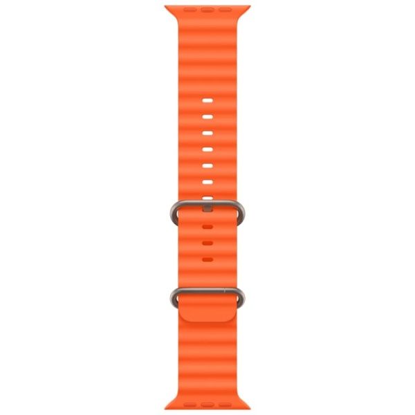 Apple Watch Ultra 2 49 мм, ремешок Ocean оранжевого цвета