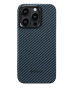 Чехол Pitaka MagEZ Case 4 Kevlar для iPhone 15 Pro Max, черно-синий