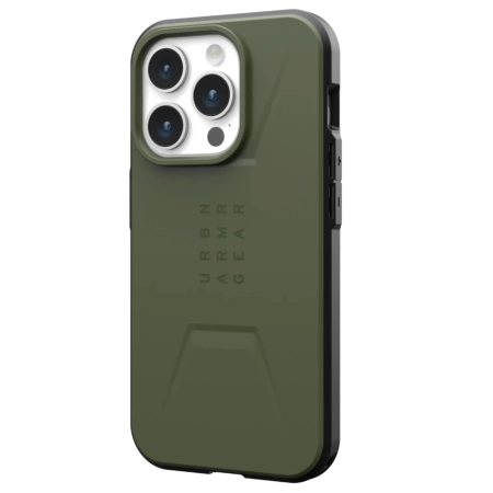 Чехол с поддержкой Magsafe UAG Civilian iPhone 15 Pro Max, оливковый