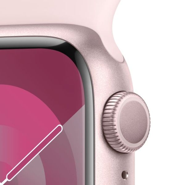Apple Watch Series 9 41 мм, розовый, размер L/M