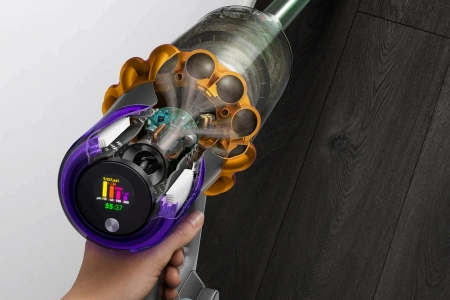 Моющий пылесос Dyson V15S Detect Submarine SV47, никель/золото (Nickel/Gold)