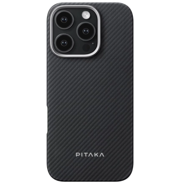 Чехол Pitaka Ultra-Slim Case для iPhone 16 Pro Мах, черный