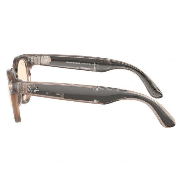 Ray-Ban Meta Headliner RW4009 (Глянцевая оправа цветом теплый камень, линзы шафраново-желтые), размер М
