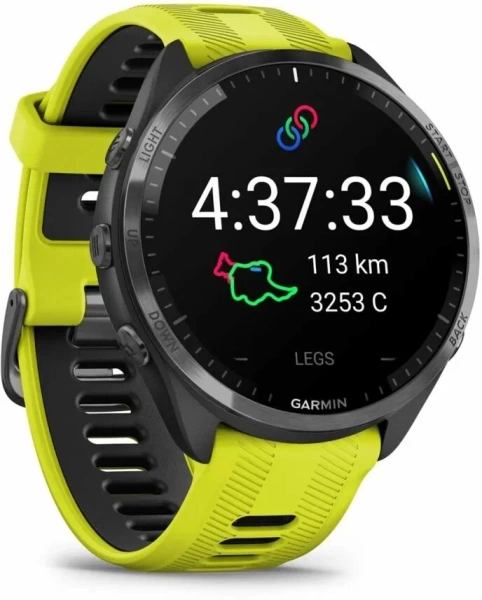 Умные часы Garmin Forerunner 965 47 мм, желто-черный (010-02809-12)