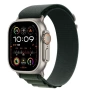 Apple Watch Ultra 2 2024 49 мм, корпус из натурального титана, ремешок Trail зеленого цвета, размер S/M